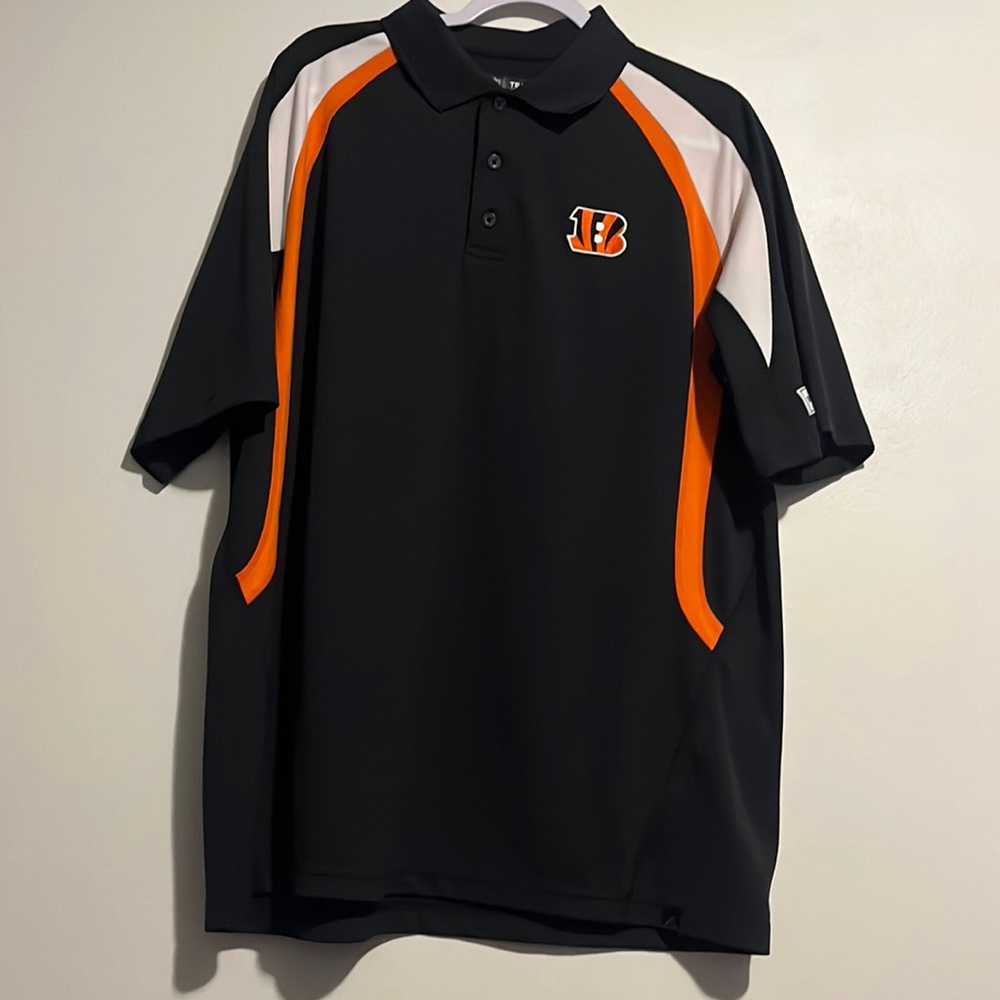 Black Bengals golf polo